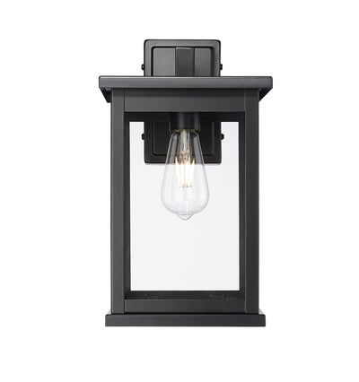 8.5'' Bowton II Powder Coated Black 1 Light Wall Sconce