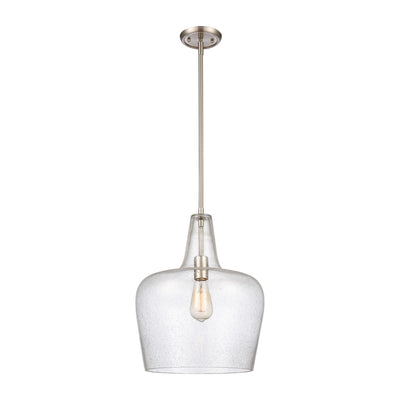 17.75'' Puckette Brushed Nickel 1 Light Pendant