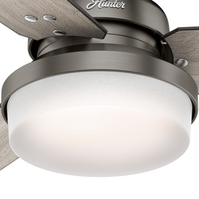 52 inch Sentinel Brushed Slate Ceiling Fan with LED Light Kit and Handheld Remote