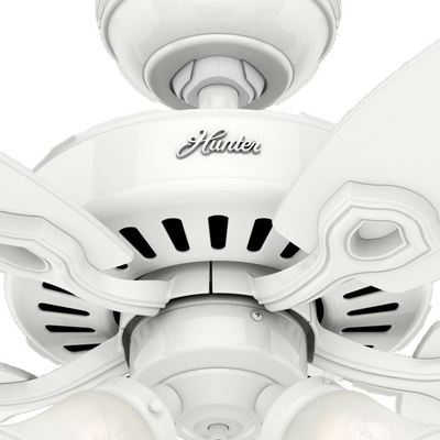 42 inch Builder Snow White Ceiling Fan with LED Light Kit