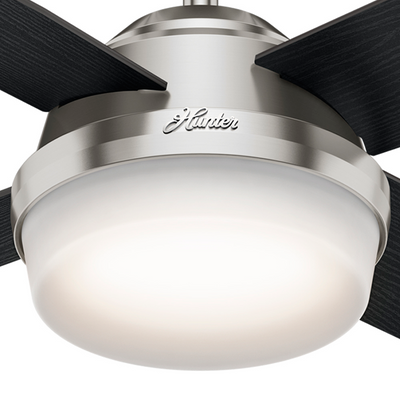 44 inch Dempsey Brushed Nickel Ceiling Fan with LED Light Kit and Handheld Remote