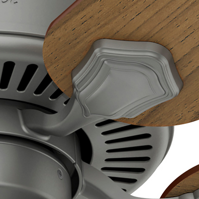 52 inch Swanson Matte Silver Ceiling Fan with LED Light Kit
