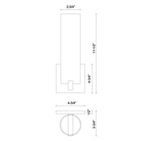Elizabeth 12-in Steel Wall Sconce