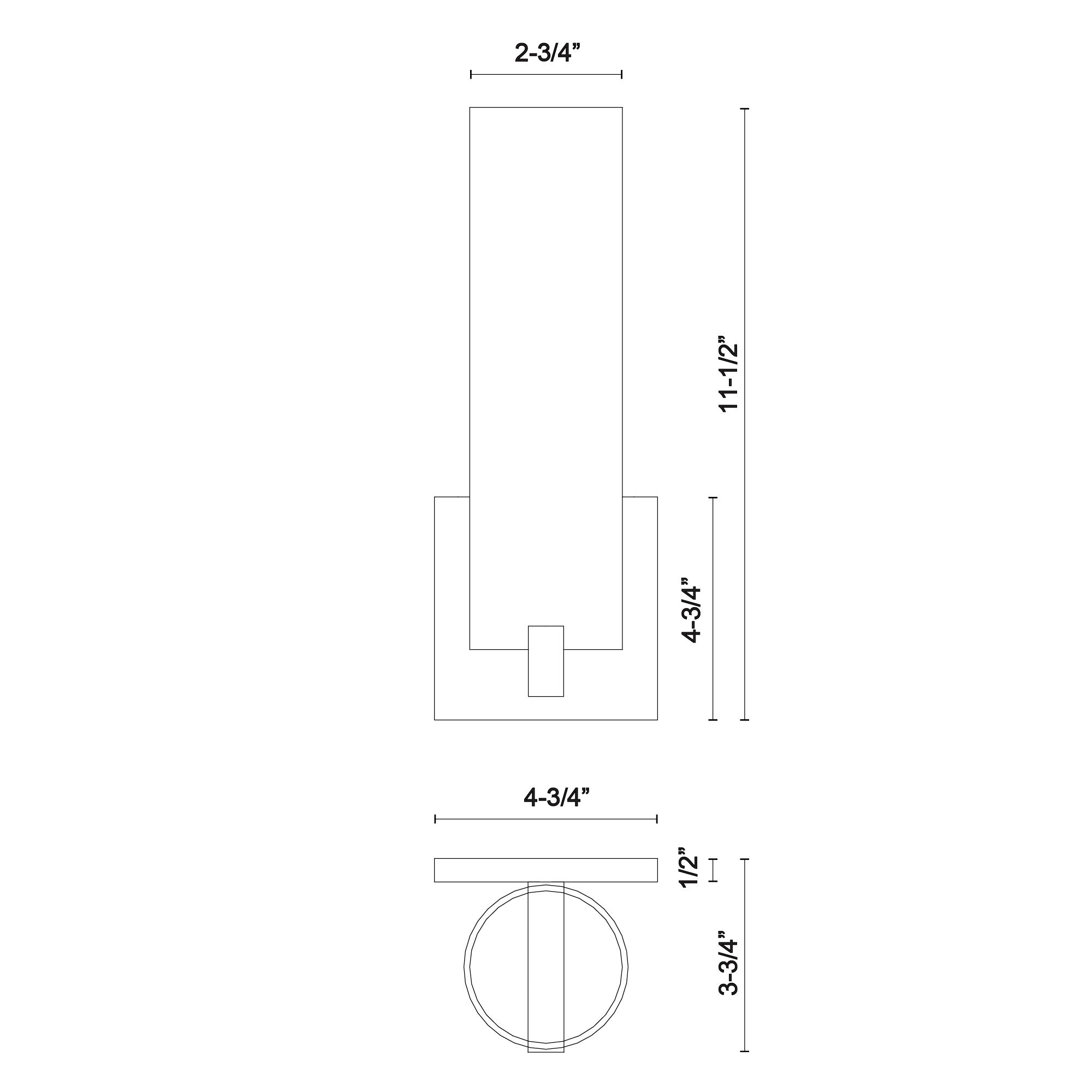 Elizabeth 12-in Steel Wall Sconce