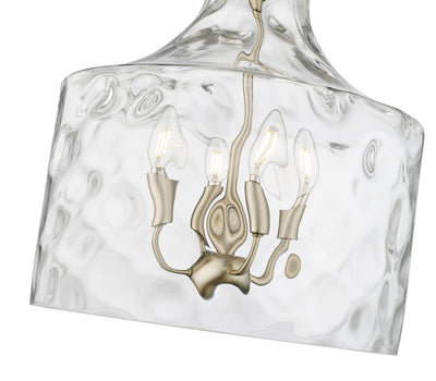 16.5'' Santorini Modern Gold 4 Light Pendant