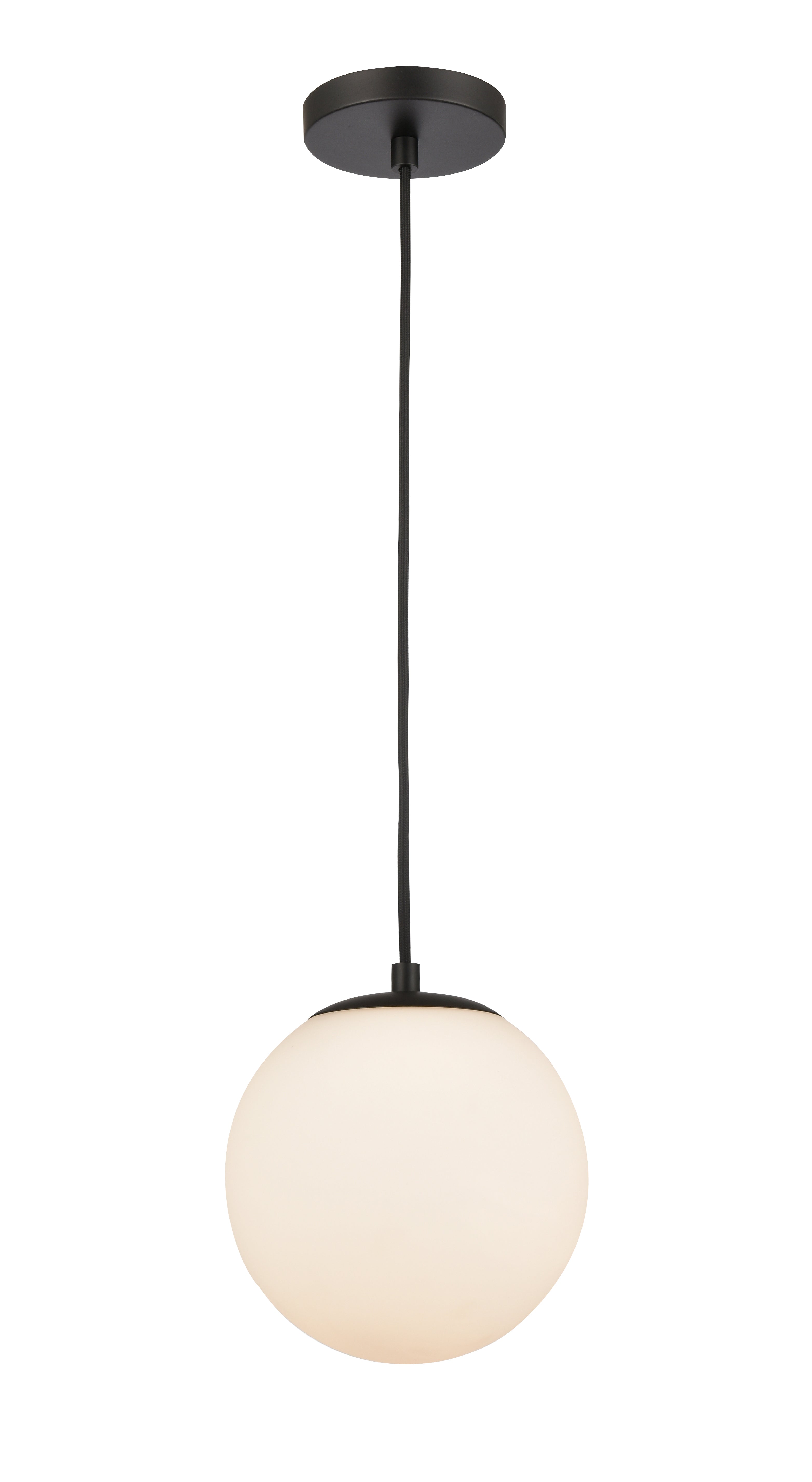 Auralume Mini Pendant Matte Black Glass