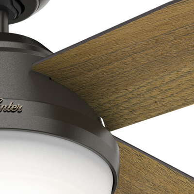 52 inch Dempsey Noble Bronze Ceiling Fan with LED Light Kit and Handheld Remote