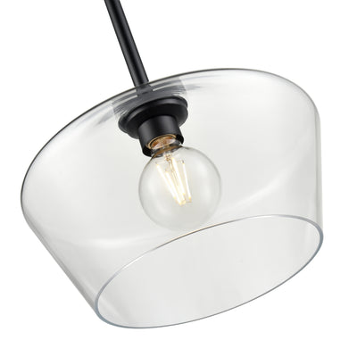 20'' Morbelle Matte Black 1 Light Pendant
