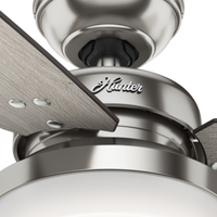 60 inch Sentinel Brushed Nickel Ceiling Fan with LED Light Kit and Handheld Remote