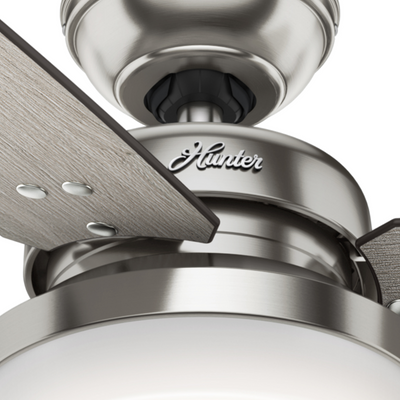 60 inch Sentinel Brushed Nickel Ceiling Fan with LED Light Kit and Handheld Remote