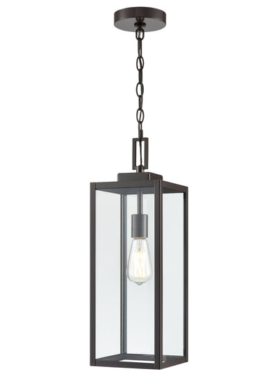 21.5'' Atless Powder Coated Bronze 1 Light Hanging Pendant