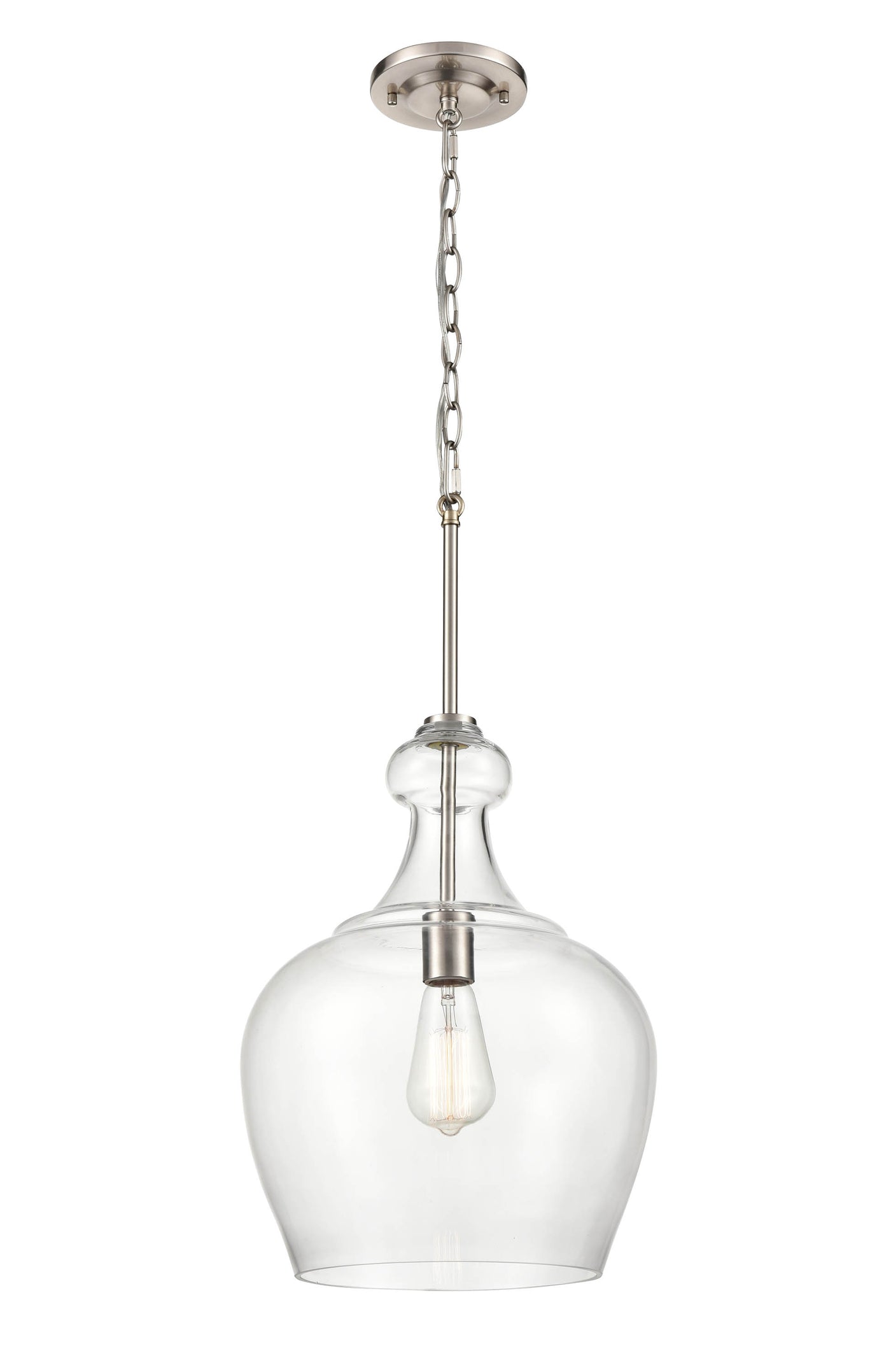 16'' Corra Brushed Nickel 1 Light Pendant