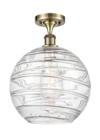 Edison Semi-Flush Mount Brushed Satin Nickel