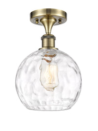 Edison Semi-Flush Mount Brushed Nickel 6
