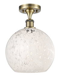 Edison Semi-Flush Mount Brushed Satin Nickel