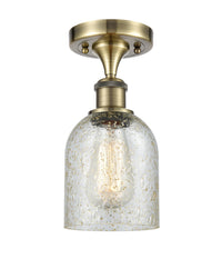 Edison Semi-Flush Mount Brushed Satin Nickel