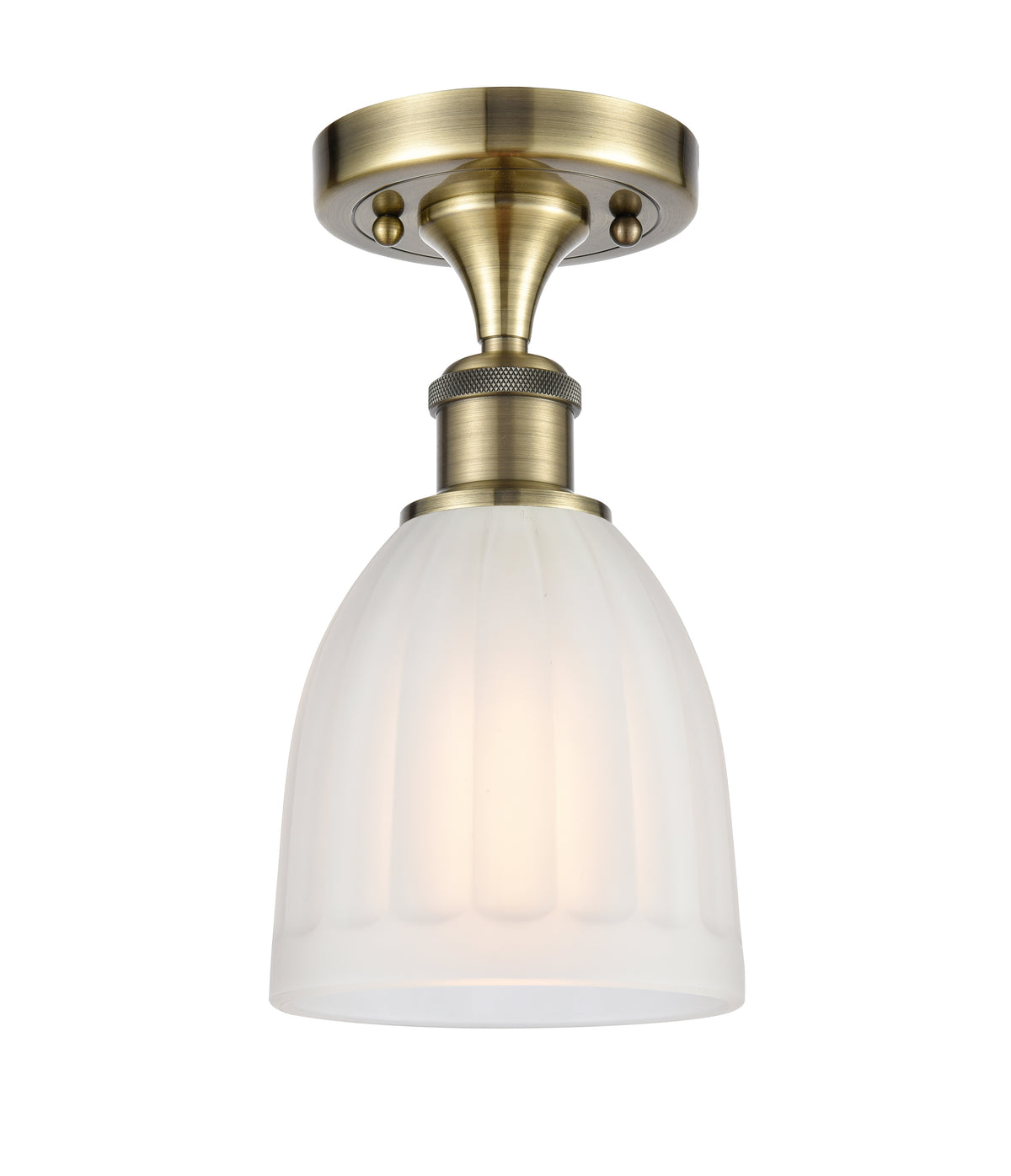 Brookfield 6-Inch 1-Light Semi-Flush Mount 11.375-Inch High