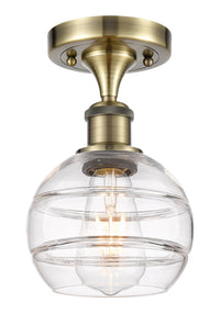 Edison Semi-Flush Mount Brushed Satin Nickel