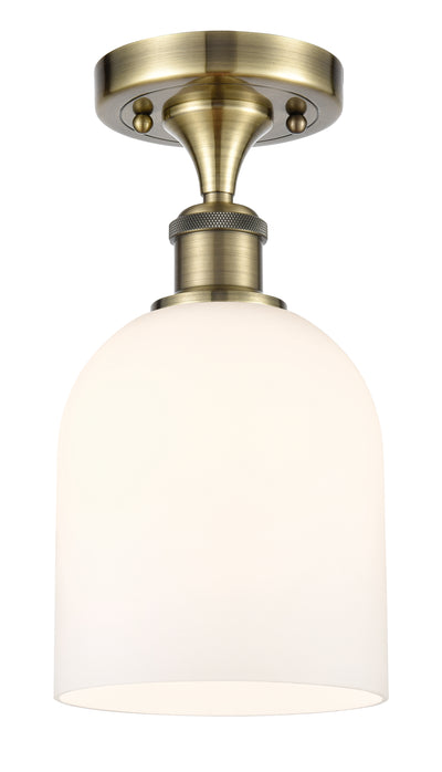Bella 6-Inch 1-Light Semi-Flush Mount 11.5-Inch High