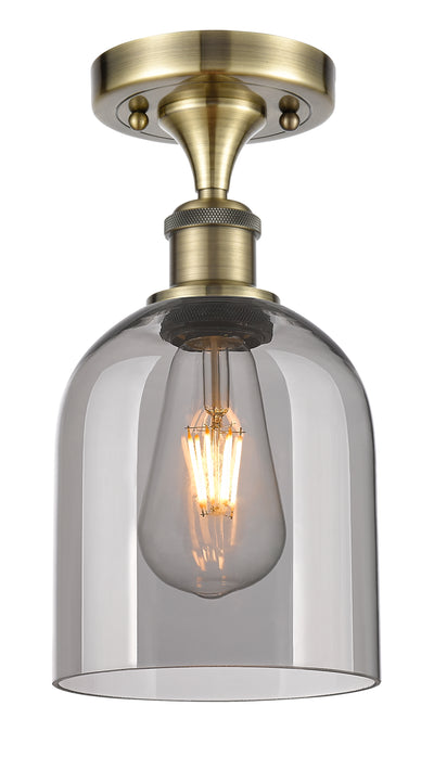 Bella 6-Inch 1-Light Semi-Flush Mount 11.5-Inch High