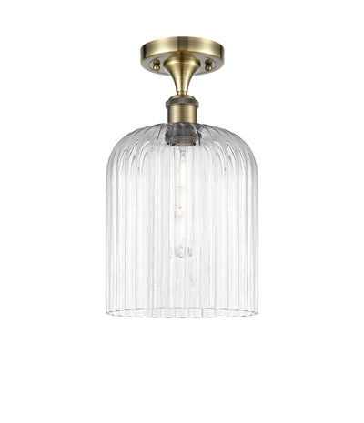 Edison Semi-Flush Mount Brushed Satin Nickel