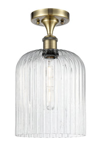 Edison Semi-Flush Mount Brushed Satin Nickel