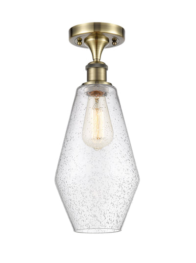 Cindyrella 7-Inch 1-Light Semi-Flush Mount 16-Inch High