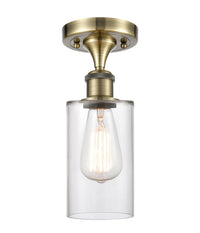 Edison Semi-Flush Mount Brushed Satin Nickel