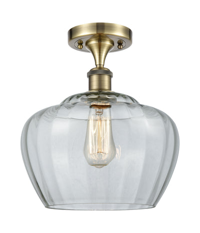 Fenton 11-Inch 1-Light Semi-Flush Mount 12.75-Inch High