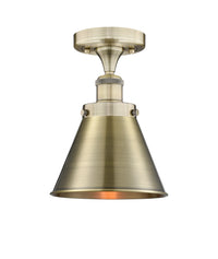 Edison Semi-Flush Mount Solid Brass Steel