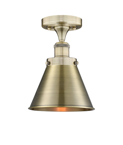 Appalachian 8-Inch 1-Light Semi-Flush Mount 11.125-Inch High