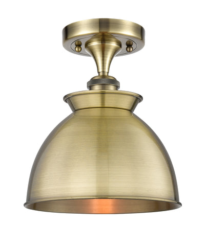 Adirondack 8-Inch 1-Light Semi-Flush Mount 10.5-Inch High