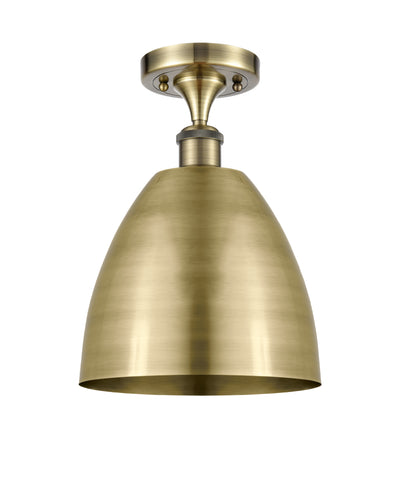 Bristol 9-Inch 1-Light Semi-Flush Mount Cone Shade 13.125-Inch High
