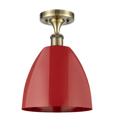 Plymouth 9-Inch 1-Light Semi-Flush Mount 13.125-Inch High