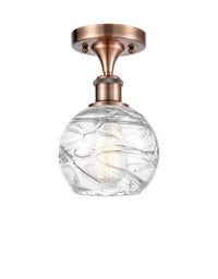 Edison Semi-Flush Mount Brushed Nickel