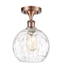 Edison Semi-Flush Mount Brushed Nickel 6