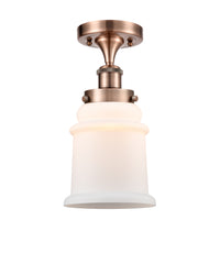Edison Semi-Flush Mount Brushed Satin Nickel