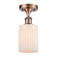 Edison Semi-Flush Mount Brushed Satin Nickel
