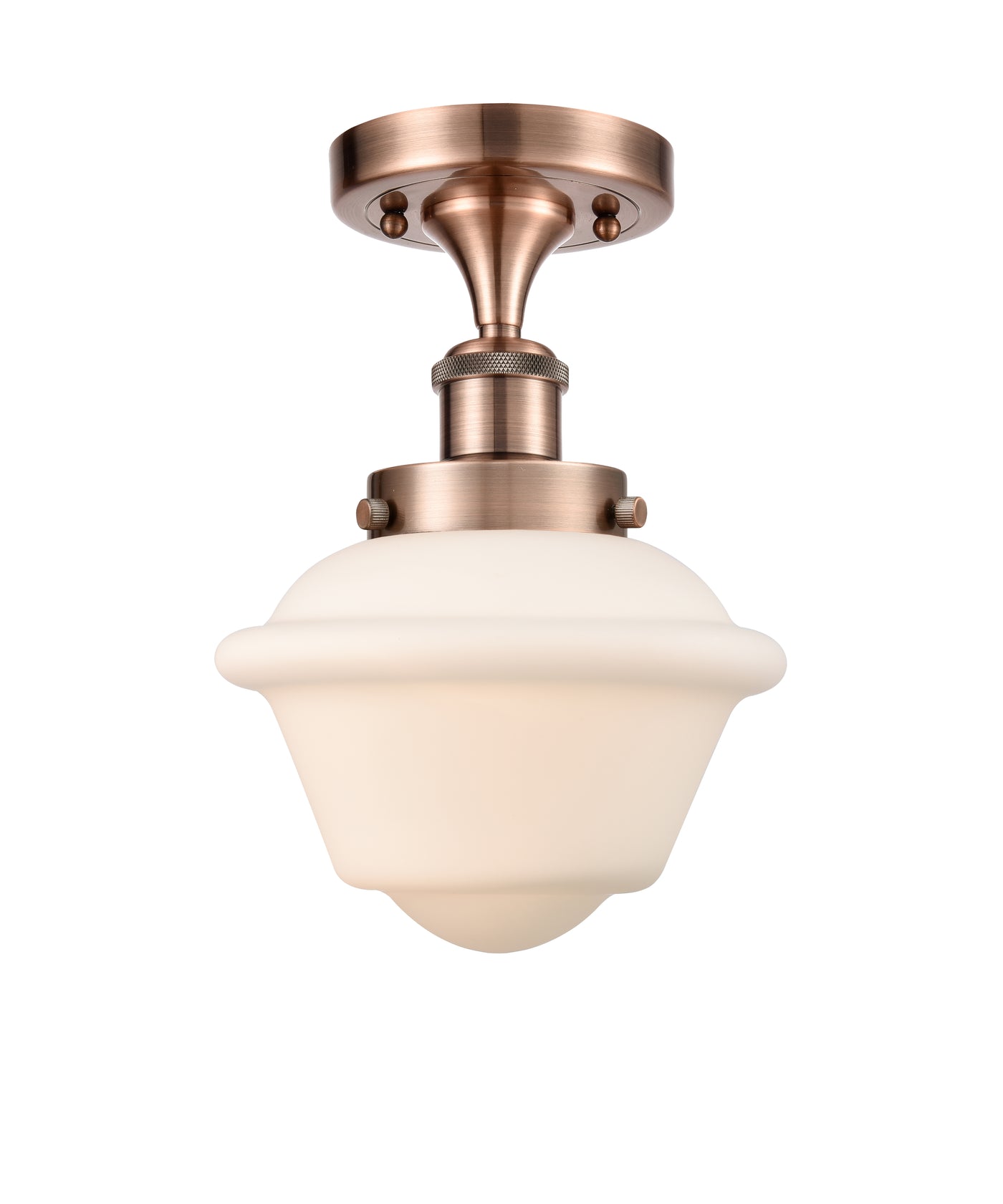 Edison Semi-Flush Mount Brushed Satin Nickel