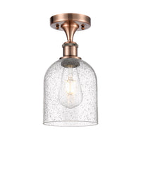 Edison Semi-Flush Mount Brushed Satin Nickel