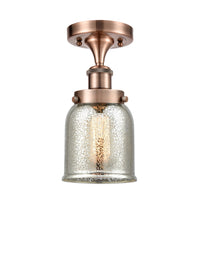 Edison Semi-Flush Mount Cast Brass Finish