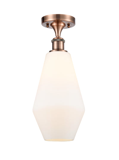 Cindyrella 7-Inch 1-Light Semi-Flush Mount 16-Inch High