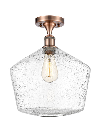 Cindyrella 12-Inch 1-Light Semi-Flush Mount 15-Inch High