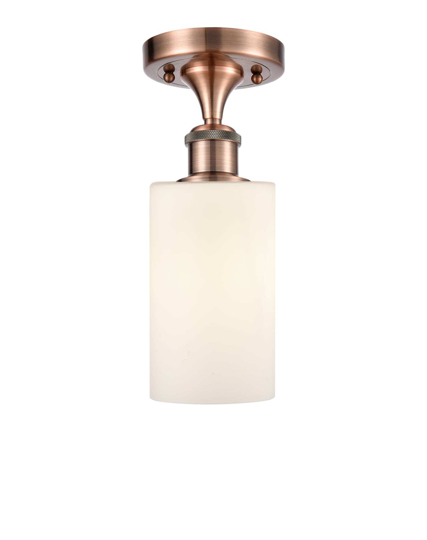 Edison Semi-Flush Mount Brushed Satin Nickel