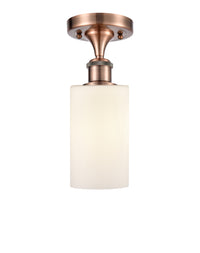 Edison Semi-Flush Mount Brushed Satin Nickel