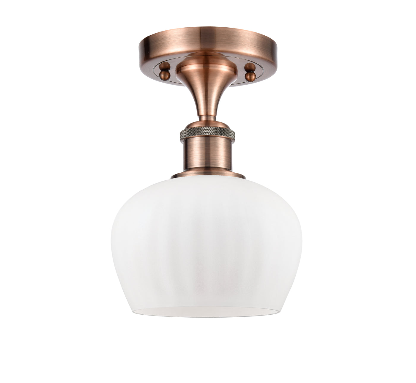 Edison Semi-Flush Mount Brushed Satin Nickel