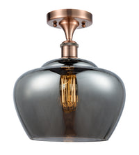 Edison Semi-Flush Mount Brushed Nickel