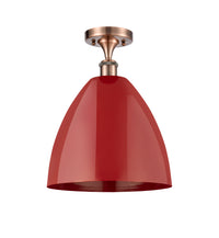 Edison Semi-Flush Mount Brushed Nickel