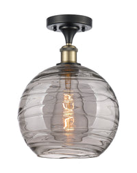 Edison Semi-Flush Mount Brushed Nickel