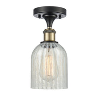Edison Semi-Flush Mount Brushed Satin Nickel